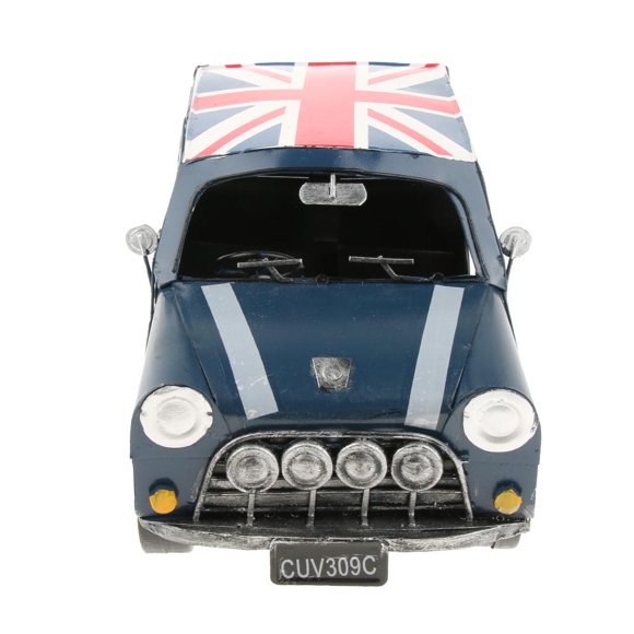 koolsoo Exquisite Vintage Car Model, Home Bar Decoration, Car, Gift, Blue