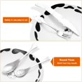 thumbnail image 3 of Cubiertos infantiles de acero inoxidable SSuperp 4 piezas plata, 3 of 5