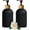 blackb, variant on AIGIA 2 Pack Glass Soap Dispenser, 13.5 Ounce Kitchen Soap Dispenser for Bathroom, Hand Soap, Dish Soap