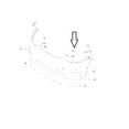 thumbnail image 2 of Tesla Model Y Front Bumper Fender Bracket, Left, 2020-2024, 2 of 2