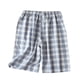 thumbnail image 2 of Puntoco Pantalones cortos de algodón para mujer Pantalones cortos casuales de cintura elástica con lazo para mujer Pantalones cortos con bolsillo Pantalones largos, 2 of 5