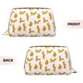 thumbnail image 3 of Rateoe Cartoon Squirrel for Travel Makeup Bag,Large Capacity Cosmetic Bags for Women,Waterproof Portable Pouch Open Flat Toiletry Bag Make up Organizer, 3 of 8