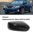thumbnail image 4 of Driver Side Mirror Cap, Passenger Mirror Cover Side Wind Mirror Passenger Side Door View Mirror Caps Cover  for Altima 2013 to 2018, 4 of 7