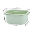 thumbnail image 3 of Openpig Mixed Greens Vegetable Colander Basket Double Layer Fruit Sinks Strainer Kitchen Washing Basket Salad Draining Soaking Bowl Detachable Strainer Basket Spaghetti Noodles Pasta, 3 of 6