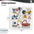 thumbnail image 4 of Stupell Industries Eclectic Work Zone Construction Essentials Canvas Art, 17 x 17, by Creative Studio, 4 of 8