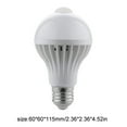 thumbnail image 5 of Lampe LED PIR Ampoule E27 Capteur de Mouvement Infrarouge Intelligent, 5 of 5