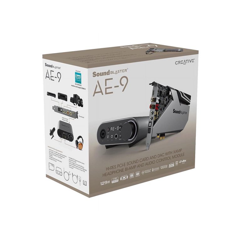 Free Shipping! Creative Sound Blaster AE-9 Sound Card (Metallic