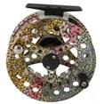 thumbnail image 2 of 7/8 Fish Skin Pattern Fly Fishing Reel Aluminum Alloy Left Right Hand Practice Fly Reel for Freshwater Saltwater, 2 of 14