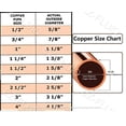 thumbnail image 2 of EZ-FLUID Plumbing 4" C X C Cooper 45 Degree Elbow,LF Short Turn Pressure Copper Fittings with Sweat Solder Connection for Residential,Commercial. (1), 2 of 2