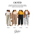thumbnail image 5 of Gleelist Women Plus Size Casual Drawstring Wide Leg Pants Stretchy Straight Long Trousers With Pocket XL-5XL, 5 of 8