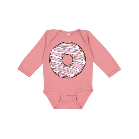 

Inktastic Pink Donut Donut Frosting Donut Icing Glaze Gift Baby Boy or Baby Girl Long Sleeve Bodysuit