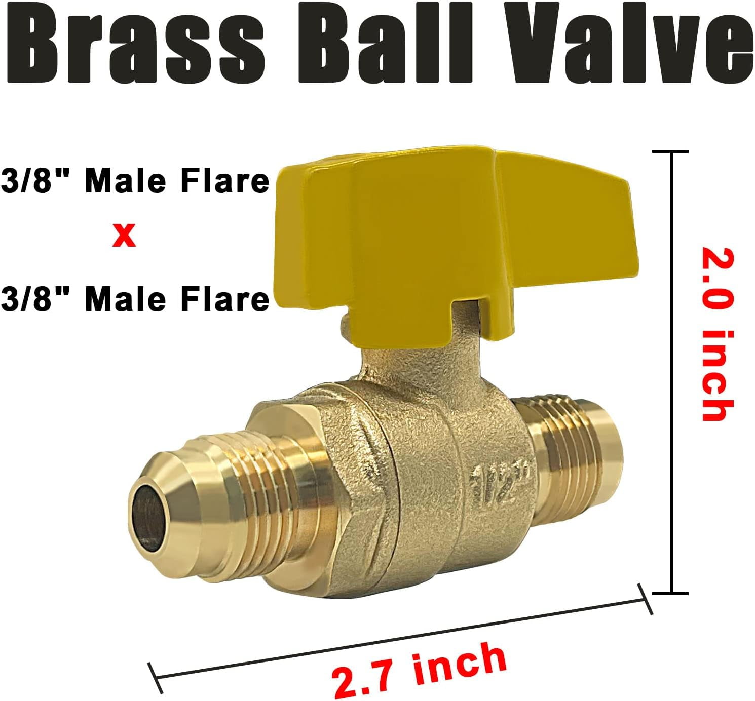 12 Feet High Pressure Braided Propane Hose Extension with Conversion Coupling 3/8" Flare to 1/2" Female NPT, 1/4" Male NPT, 1/8" NPT Male,3/8" Male NPT, 3/8" Male Flare for BBQ Grill, Fire Pit, Heate