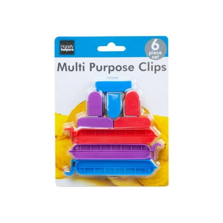 

Kole Imports HA469-48 Bag Clips 6 Piece - Pack of 48