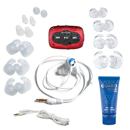 Swimbuds Sport Waterproof Headphones and SYRYN Waterproof MP3 Player