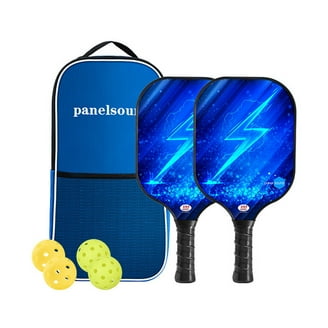 Niupipo Pickleball Paddles Set - 2 Fiberglass Paddles With 4 Balls & Carry Bag, USAPA Approved