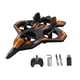 thumbnail image 2 of Avión de control remoto RC, planeador RC, de 360 degree, juguete volador al libre con luces LED de colores para niños de 8 años, regalo D naranja, 2 of 9