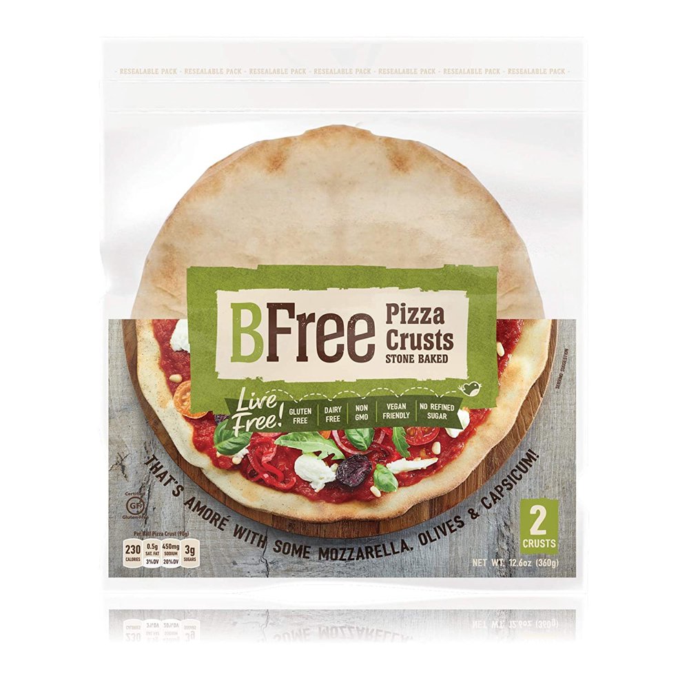 Stone Baked Pizza Crust by BFree Foods Gluten Free Pizza Dough Keto