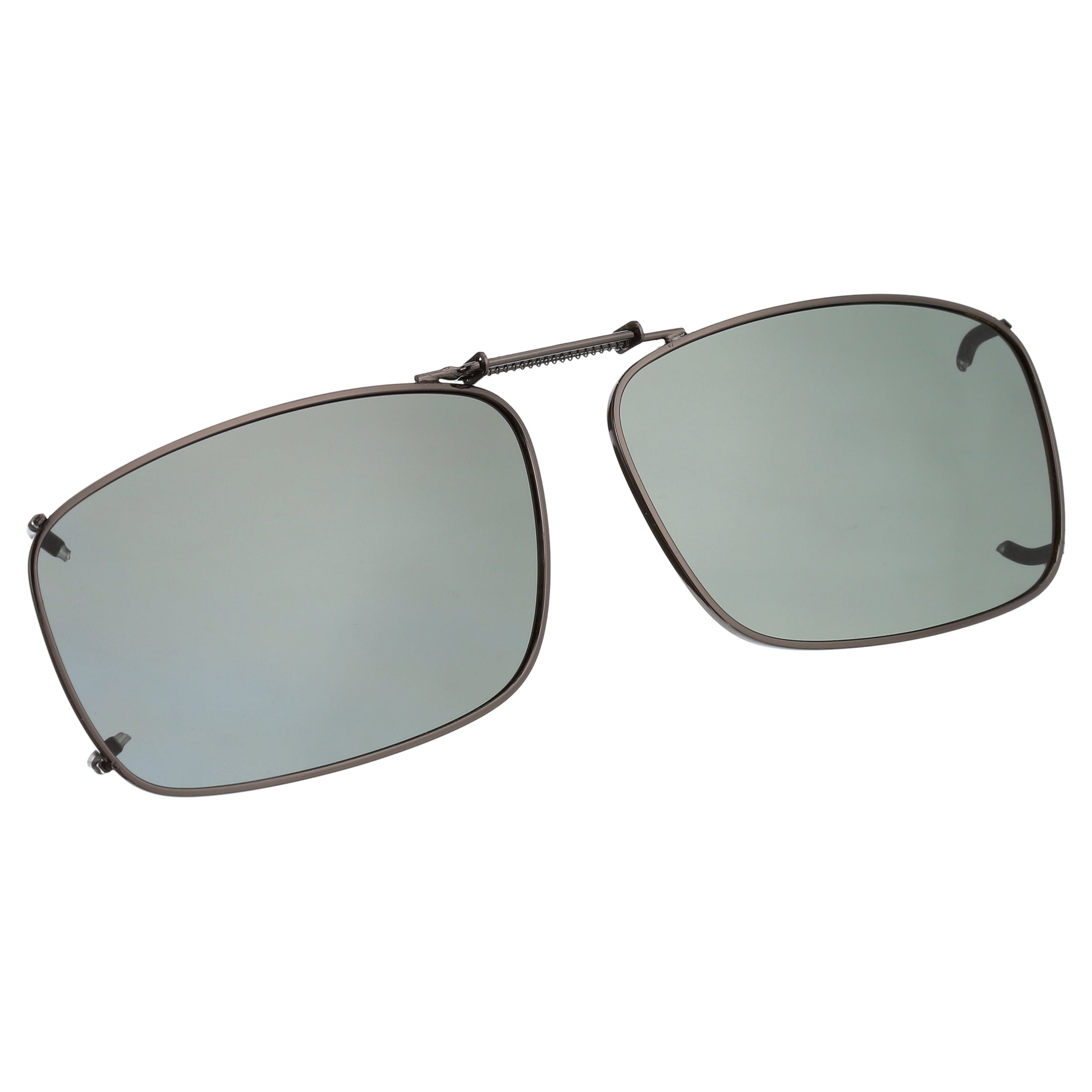 Polar Optical Optics Unisex REC 19 gm 56 Plastic Clipons Sunglasses Gray
