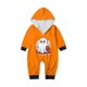thumbnail image 1 of Family Halloween Pjs Matching Sets Cute Ghosts Printed Long Sleeve One-Piece Hooded Jumpsuit Winter Jumpsuit with Pockets, 1 of 3