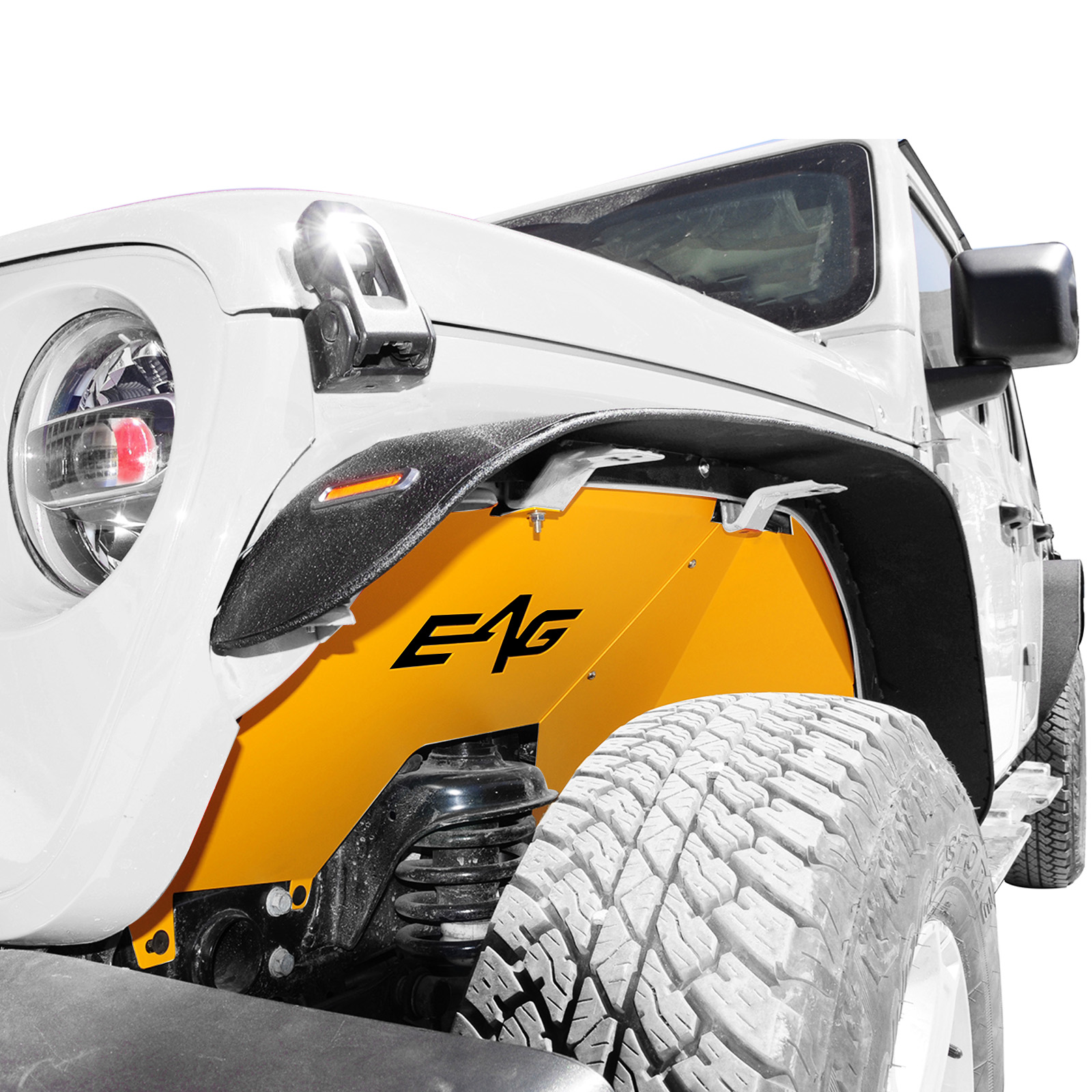 EAG 20182021 Wrangler JL Fender Flare 4PCS (Front+Rear) and Front