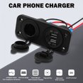 thumbnail image 4 of Adaptador de corriente portátil Salida DC 12V-24V Uso seguro USB dual para suministros de automóviles y barcos Hugtrwg Para estrenar, 4 of 8