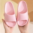 thumbnail image 6 of hengsof Girls' Solid Color Shower Slippers, Thickened Comfortable Bathroom Slippers for Summer, Children's Fashionable Casual Slippers, 6 of 8