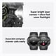 thumbnail image 3 of Reloj inteligente MIDDOW Military con linterna, brújula IP68 negro, 3 of 8