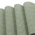 thumbnail image 3 of Unique Bargains 4 Pcs Diamond Pattern Polyester Heat Resistant Washable Placemats Green, 3 of 6