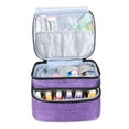 thumbnail image 6 of Nail Polish Carrying Organizer Storage Case 30 Bottles (15ml - 0.5 Fl.oz) Double Layers Nail Polish Organizer, Manicure Accessories Holder, Travel Storage Case, Portable Soft Carrying Bag, 6 of 10