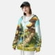 thumbnail image 3 of Fotbe Cartoon Mushroom House Chaqueta con Protección Solar UPF 50+ para Hombre y Mujer, Camisa con Capucha y Bolsillos-XX-Large, 3 of 7