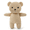Cartoon Bear, variant on Cute Knit Animal Plush Stuffed Toy Soft Cow Elephant Lion Bunny Decorative Gift Doll