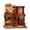 270PCS/Book House, variant on 240PCS Japanese Ramen Shop Miniature House Kit, Wooden 3D Puzzle Model Assembly Building Set With Desktop Display Decor For Collectors