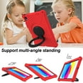 thumbnail image 6 of Dteck Kids Case For  iPad 11-inch (A16) 2025/iPad 10th Generation 10.9 inch 2022,Shockproof EVA Case with Rotatable Kickstand/Hand Grip/Shoulder Strap Kids Friendly Hybrid PC Cover,Red, 6 of 7