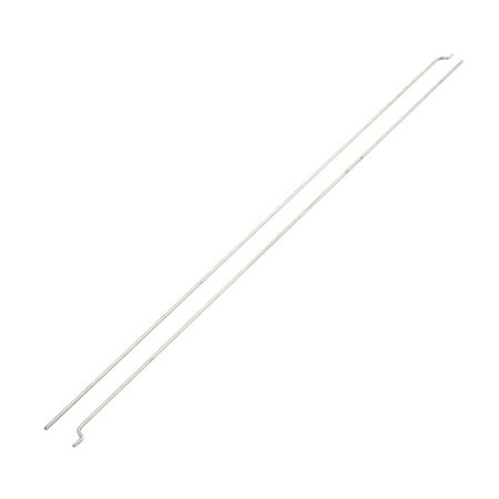 2Pcs Stainless Steel 326x1.5mm Push Rod Piano Wire for EP Nitro Gas Boat Marine