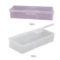 thumbnail image 6 of Plastic Transparent Nail Manicure Tools Storage Box Nail Dotting Drawing Pens Buffer Grinding Files Organizer Case Container, 6 of 9