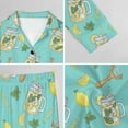 thumbnail image 6 of Top-kevin Womens Pajamas Set Hearts Leopard Lips Pattern Soft Long Sleeve Sleepwear Button Down Sets, 6 of 12