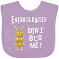 thumbnail image 3 of Inktastic Entomologists Bug White Text Boys or Girls Baby Bib, 3 of 4