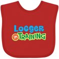thumbnail image 3 of Inktastic Logger in Training Logging Boys or Girls Baby Bib, 3 of 4
