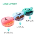 thumbnail image 2 of Zootealy Capsules Box Container 7 Seperate Boxes with Date And Sun/Moon Marks Label 7 Days Capsules Organizer Pocket Size Handy Portable, 2 of 8