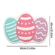 thumbnail image 3 of Decoraciones de Pascua, adornos de Pascua, regalos de Pascua, tapete de piso con forma de huevo de color de Pascua para dormitorio, porche, pasillo, dormitorio, decoración del hogar de Pascua, tapete, 3 of 9