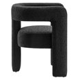 thumbnail image 3 of Armchair Accent Chair, Black, Fabric, Living Kitchen Cafe Bistro Hospitality Restaurant, Modern Contemporary HB34869, 3 of 9