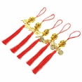 thumbnail image 6 of LEORX 5pcs Zodiac Design Hanging Ornaments Dragon Statues Assorted Color for Spring Festival, 6 of 8