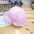 thumbnail image 1 of Newborn Baby Girls Kids Summer Princess Infant Floral Print Sun Cap Cotton Bucket Hat, 1 of 6