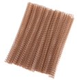 thumbnail image 1 of 100pcs 9/16 Inch Wire Binding Spines 120 Sheet Capacity Metallic Inner Wire Nylon Coating Perfect Size Spiral Double  Wires Comb Binding Spines For Important Documents, 1 of 8