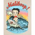 thumbnail image 5 of Betty Boop Maliboop T-Shirt Men's Front & Back Surfing Sunset Graphic Tee, 5 of 6
