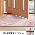 thumbnail image 3 of Pink Gold Marble Pattern Door Rugs,Washable Non Slip Door Mats Indoor,Decorative Door Mats,Entry Mat Indoor for Entrance,Bedroom,Kitchen,Bathroom,17"x30", 3 of 6