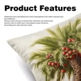 thumbnail image 2 of Coconut Tree Luxurious Velvet Throw Pillow Inserts with Unique Patterns - Set of 2 Chair Pillow Covers - Available in 16x16, 18x18, 20x20 Inches for All Occasions, 2 of 6
