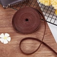 thumbnail image 3 of 196 Long Brown Flat Genuine Leather Cord 0.39 Wide String Leather Lace Strips Thin Natural Lacing String, 3 of 7