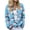 Light Blue, variant on Womens Plus Size Sweaters Christmas Sweaters for Women Graphic Long Sleeve Button Down Sweater Cardigan Print Knit Tops Coat for Holiday Parties