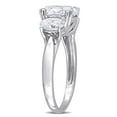 thumbnail image 3 of Everly Women's Moissanite 10K White Gold Engagement Ring, 3 of 7